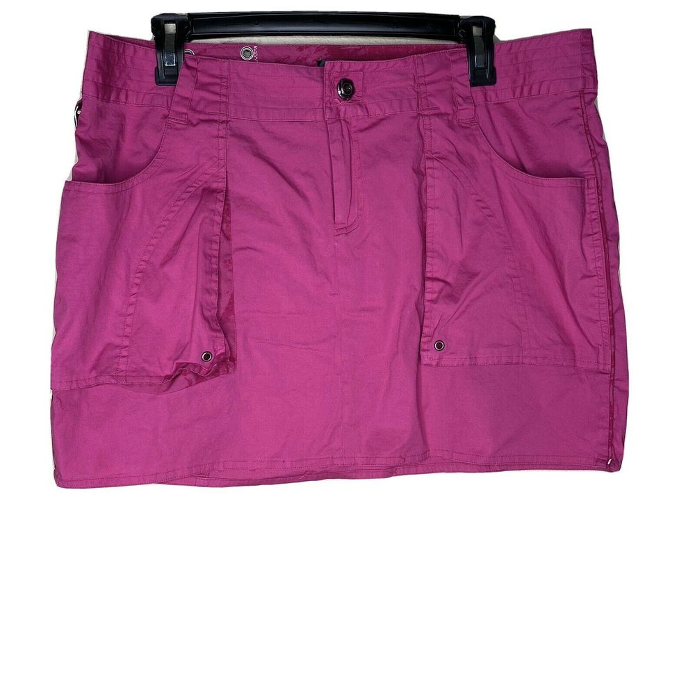 Oakley Womens Pink Mini Skirt Size 14 Pockets
